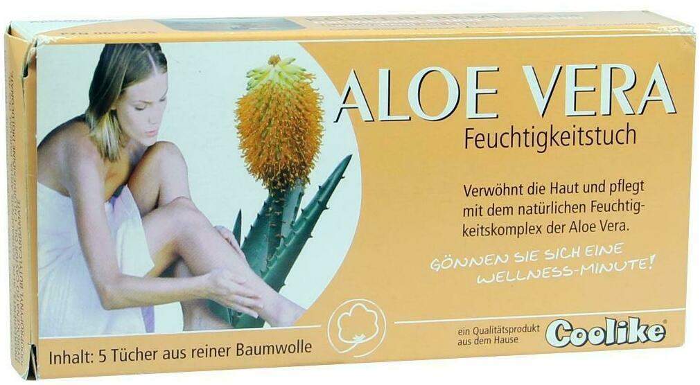 Coolike Aloe Vera Feuchtigkeitstuch - Beruhigende Hautpflege