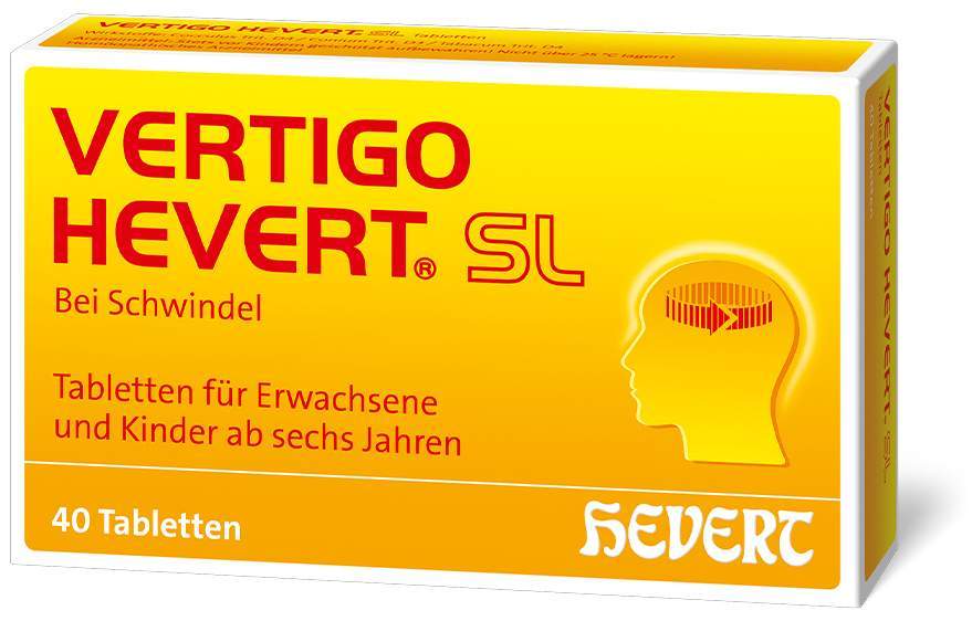 Vertigo Hevert SL 40 Tabletten bei Schwindel