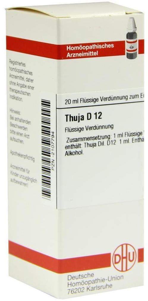 Dhu Thuja D12 20 ml Dilution