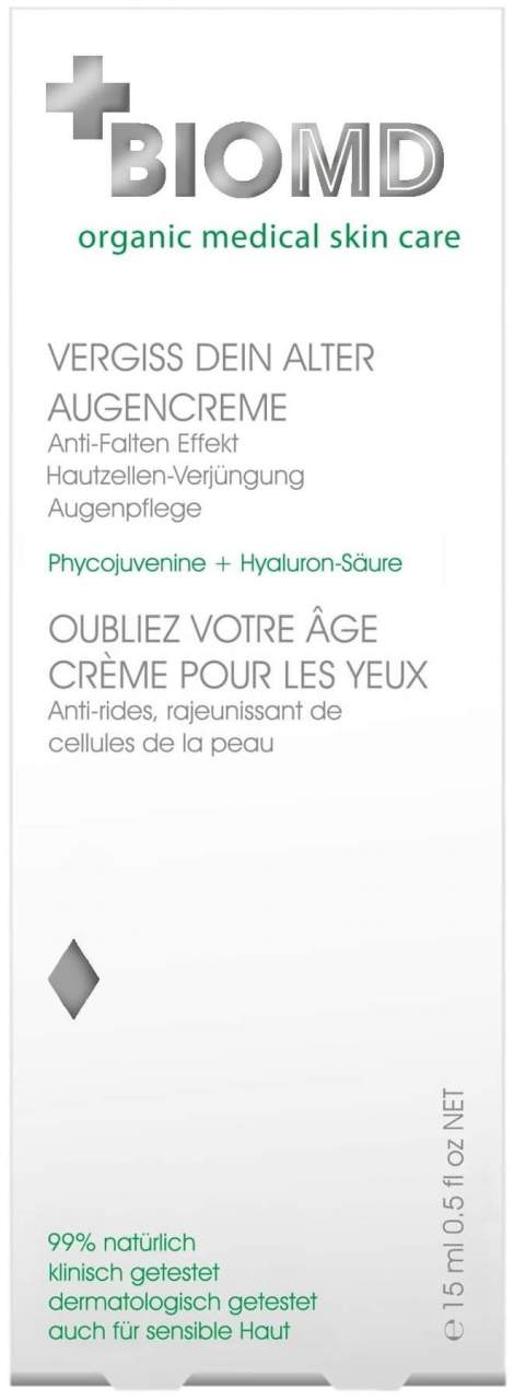 Biomed Vergiss Dein Alter Anti-Aging Augenpflege 15 ml