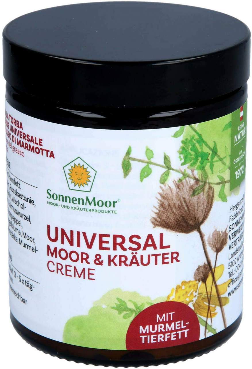 Universal Moor- U.Kräutercreme M.Murmeltierfett 140g