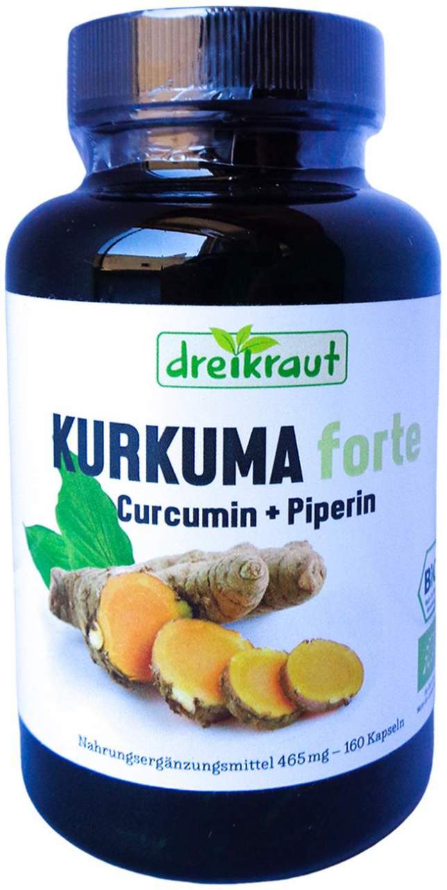 Kurkuma Forte Curcumin+piperin Kapseln