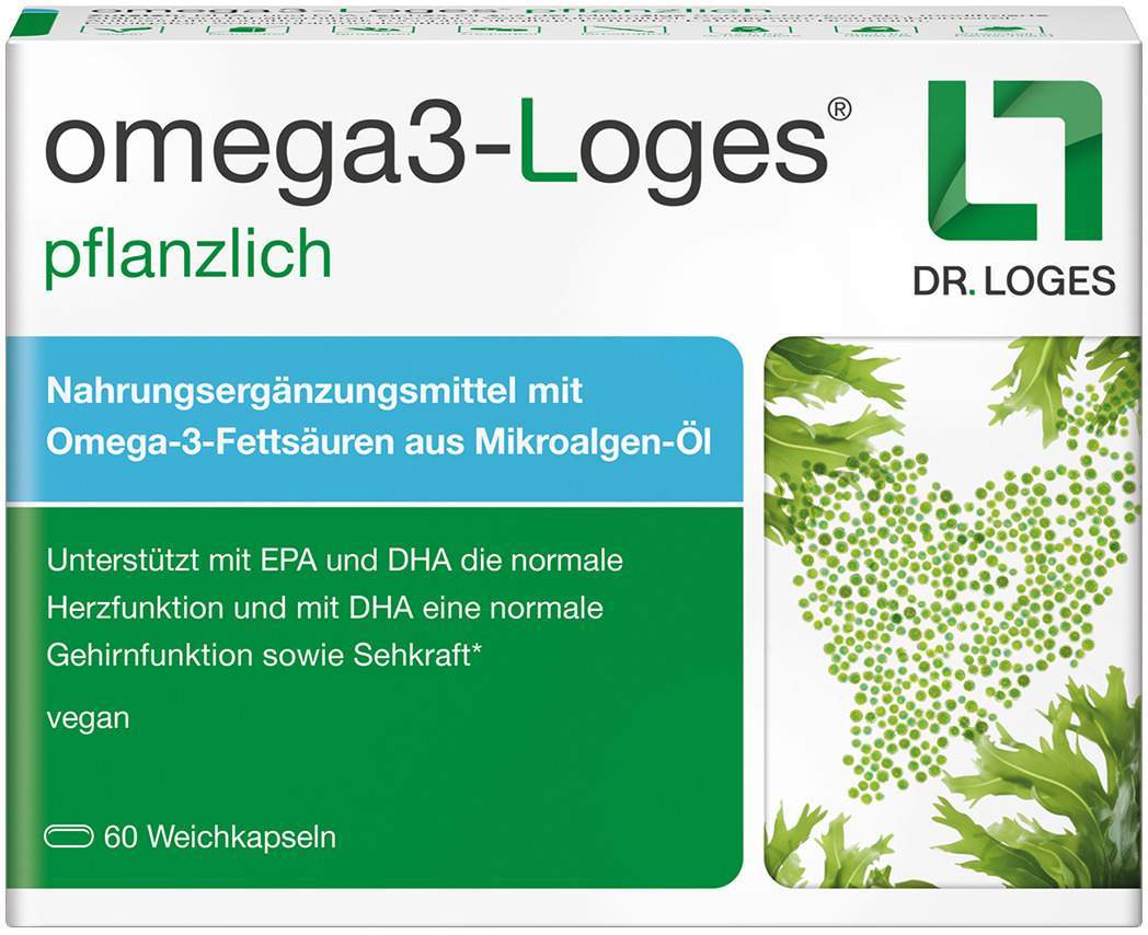 Omega3-Loges Pflanzlich 60 Kapseln