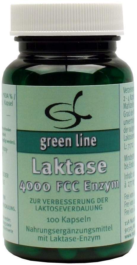 Laktase 4000 Fcc Enzym 100 Kapseln