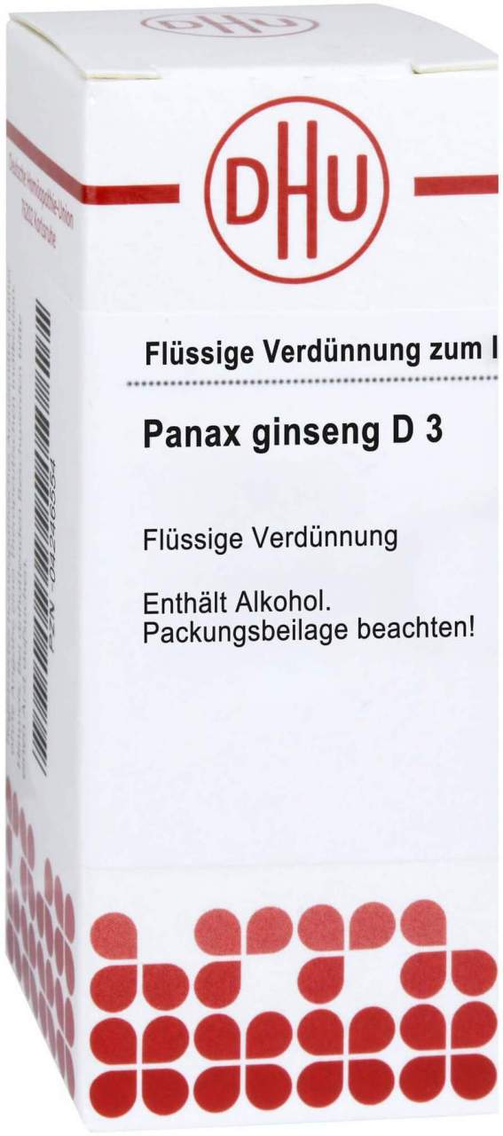 Dhu Panax Ginseng D3 Dilution