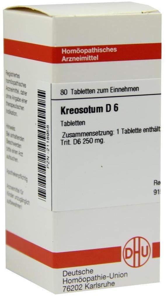 Dhu Kreosotum D6 80 Tabletten