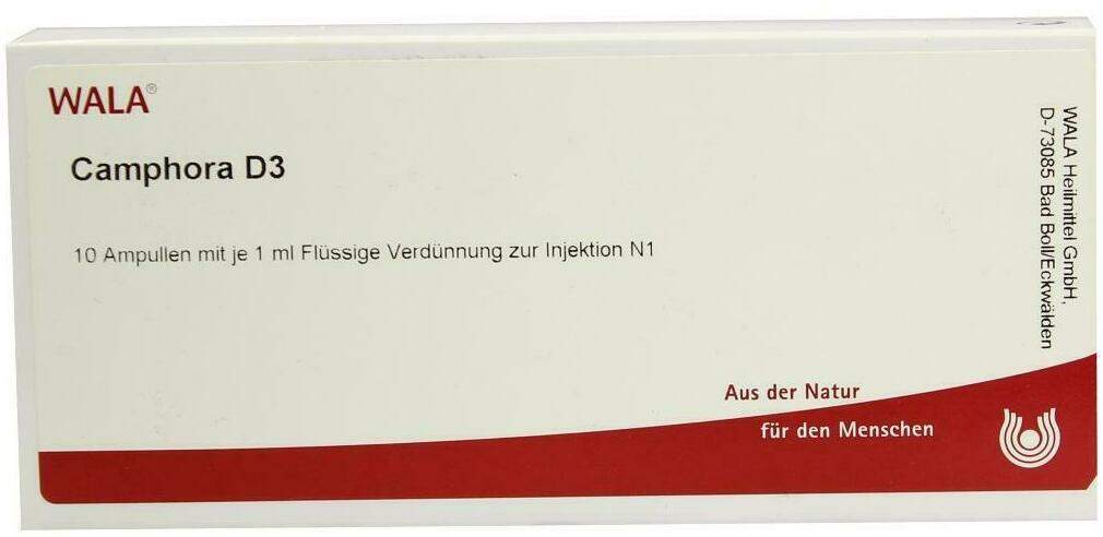 Wala Camphora D3 10 X 1 ml Ampullen