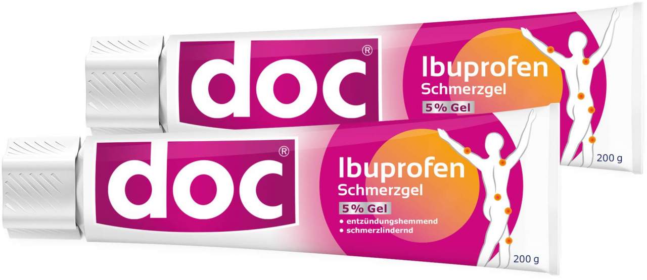 Doc Ibuprofen Schmerzgel 5% 2 x 200 g