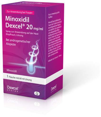 Minoxidil Dexcel 20 mg Je ml 60 ml Spray