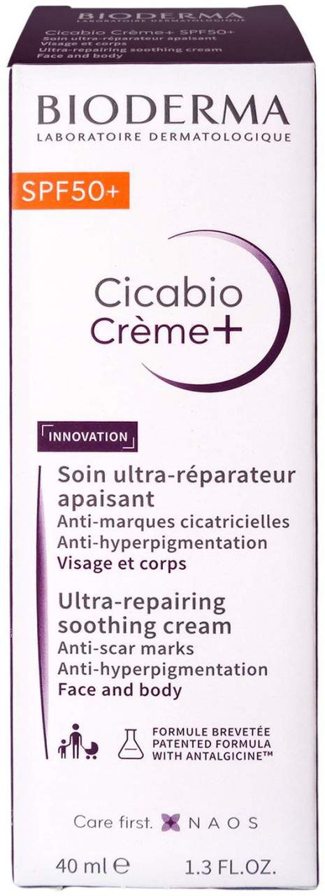 Bioderma Cicabio Creme+ Lsf 50+ 40 ml