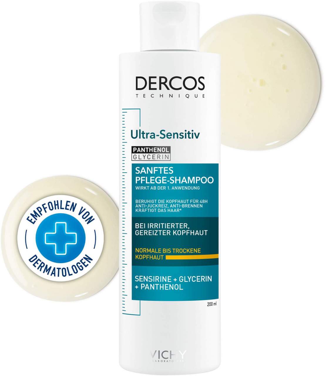 Vichy Dercos Ultra-Sensitiv Shampoo Trockene Haare