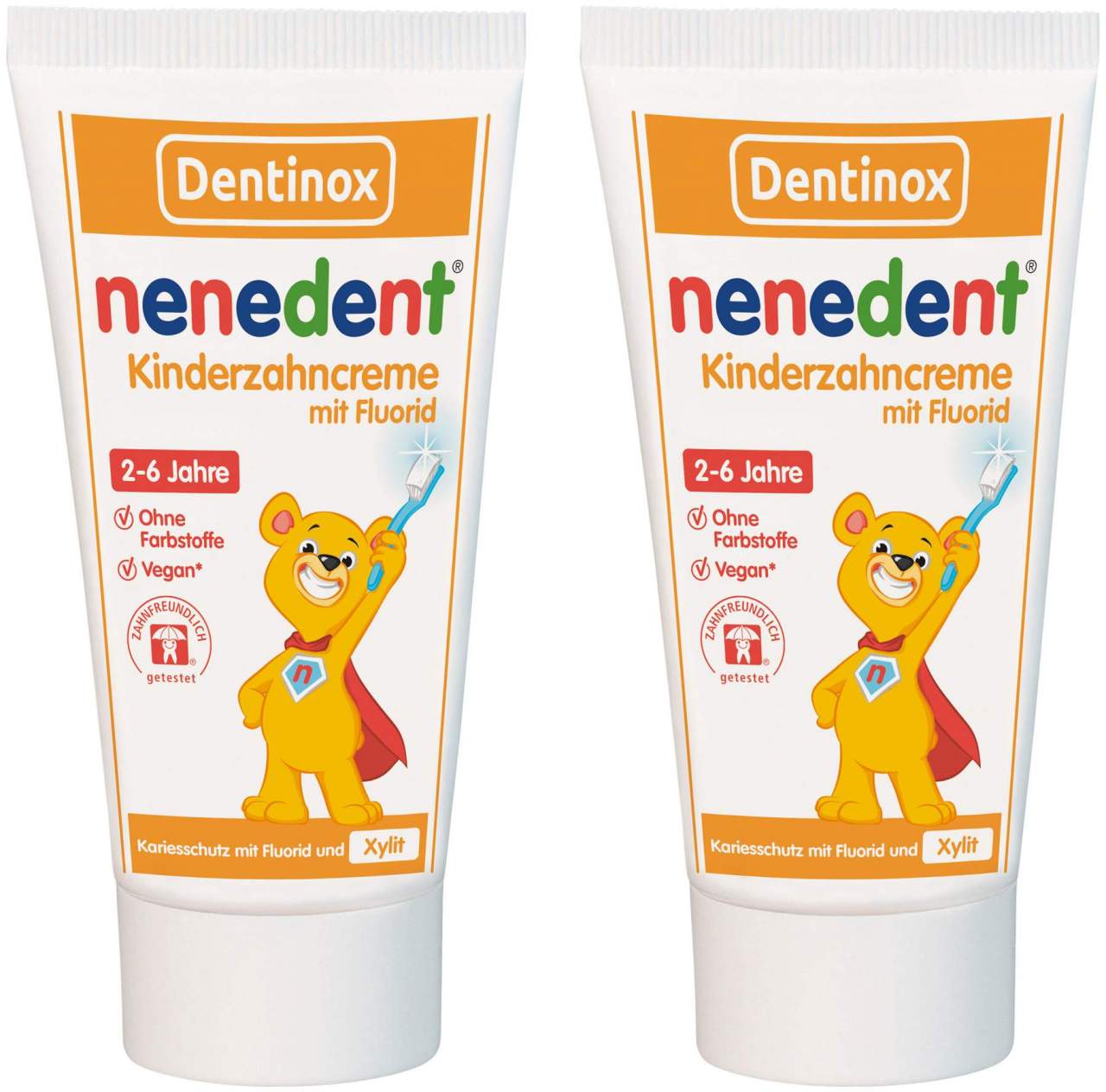 Nenedent Zahncreme m.Fluorid 2 bis 6 Jahre 2 x 50 ml