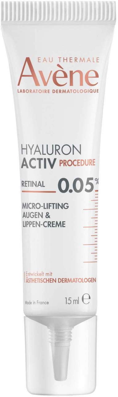 Avene Hyaluron Activ Procedure Augen-Lippen Creme 15 ml