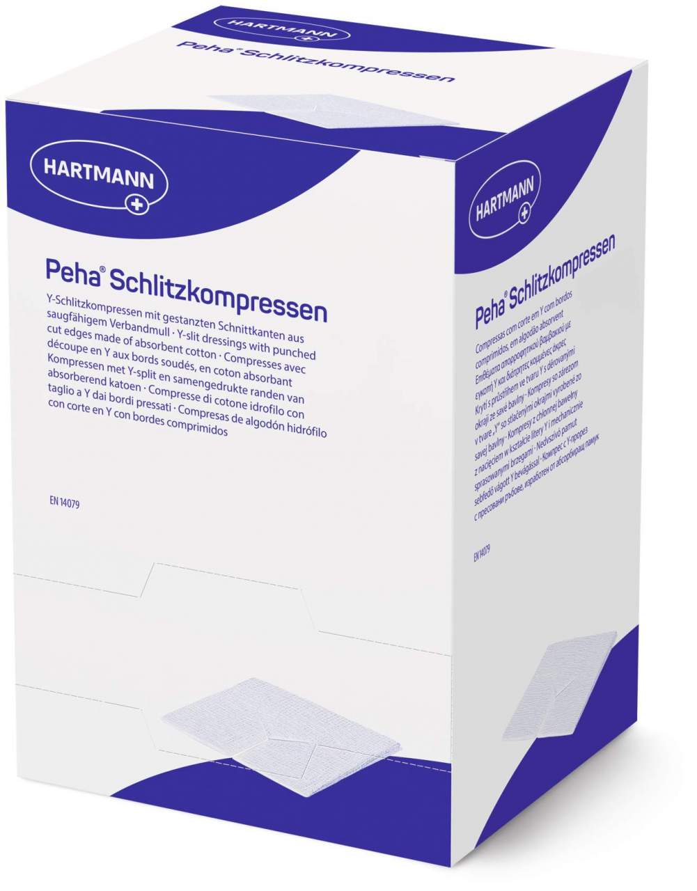 Peha Schlitzkompressen 10 cm X 10 cm 50 X 2 Stück