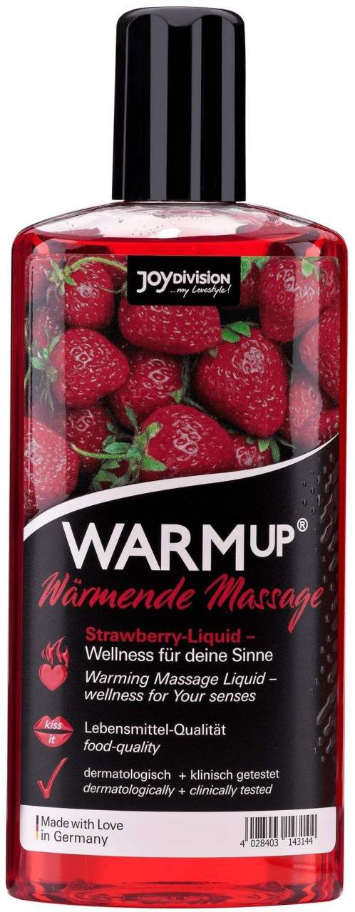 Warmup Massageliquid Mit Wärme-Effekt Erdbeere 150 ml