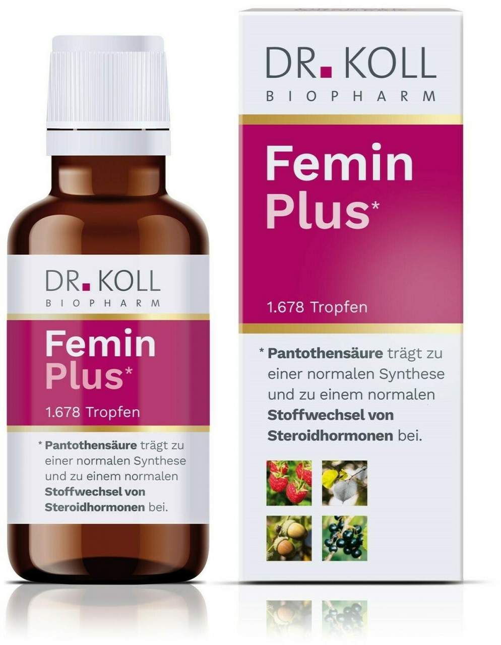 Femin Plus Dr.Koll Gemmo Komplex Himbeer Vitamin B 50 ml Tropfen