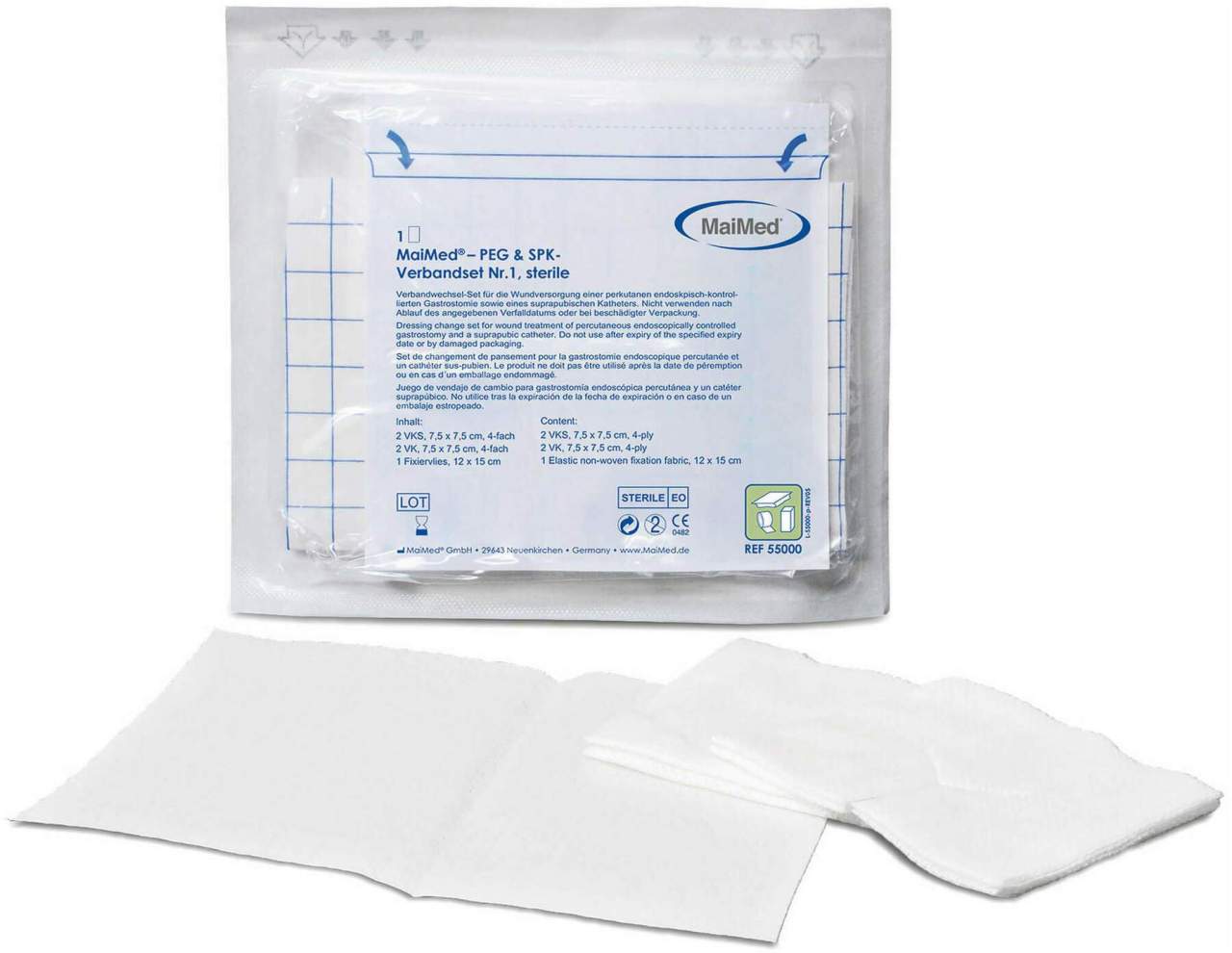 Maimed Peg+spk Verbandset Nr.1 Steril 15 Stück