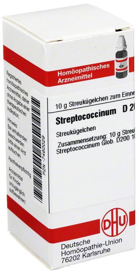 Dhu Streptococcinum D200 10 G Globuli