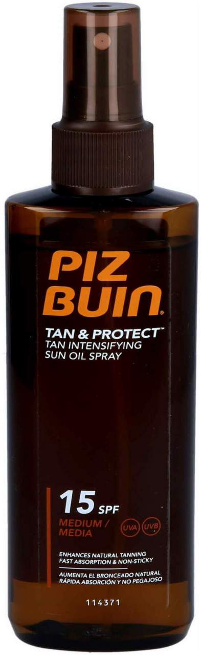 Piz Buin Tan & Protect Sun Oil Spray Lsf 15