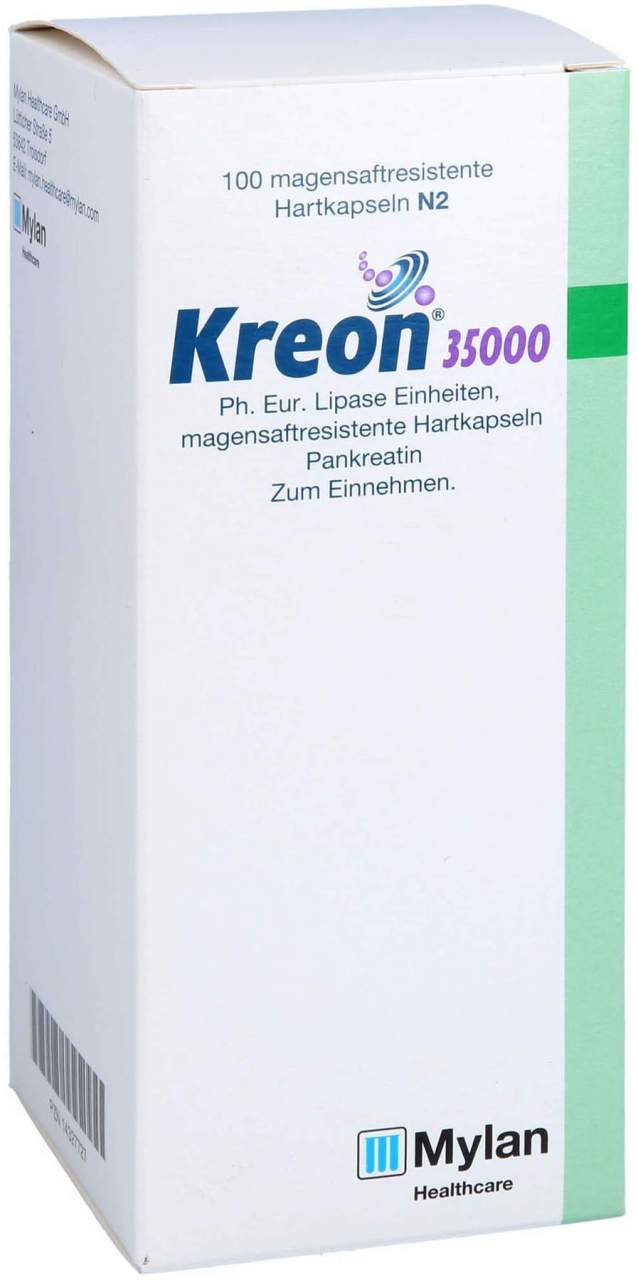 Kreon 35.000 Ph.Eur.Lipase Einheiten Msr.Hartkaps.