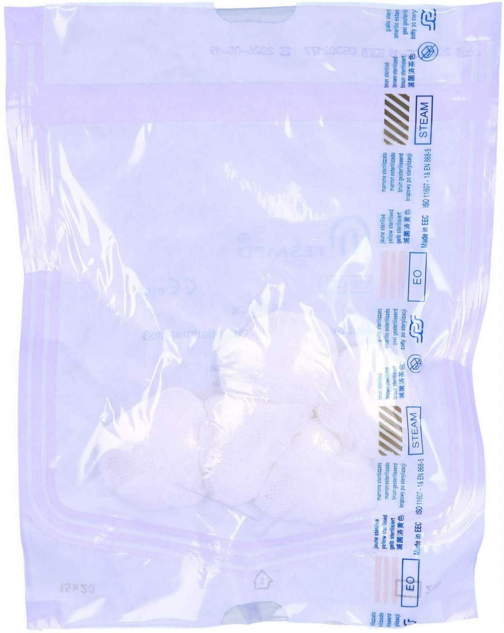 Mulltupfer 20 X 20 cm Pflaumengroß Ballonf. Steril 5 X 5 Stück