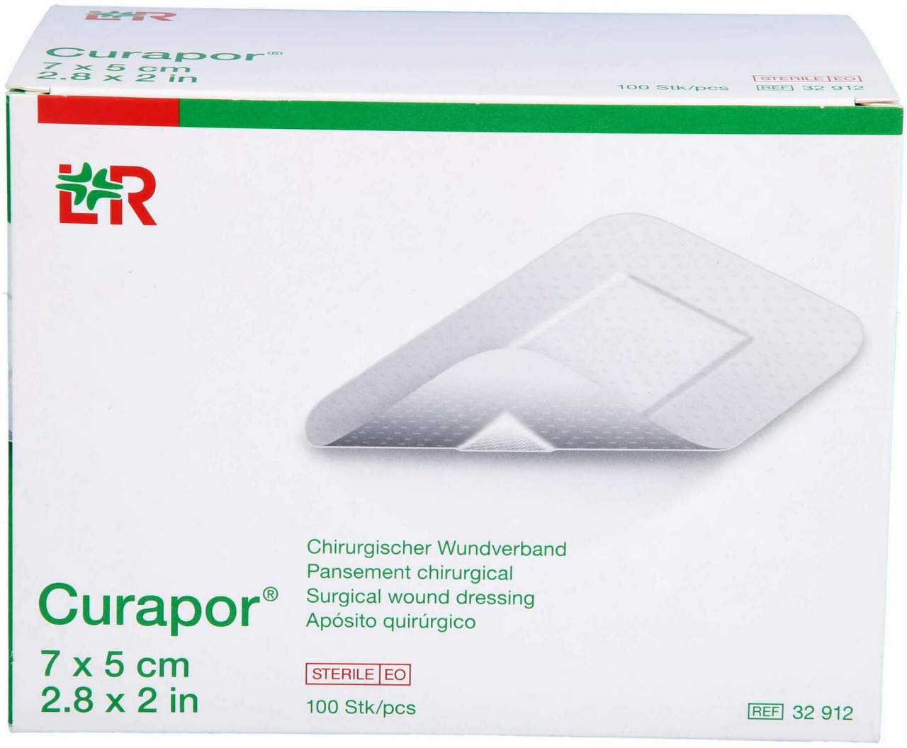 Curapor Wundverband Steril Chirurgisch 5 X 7 cm 100 Stück