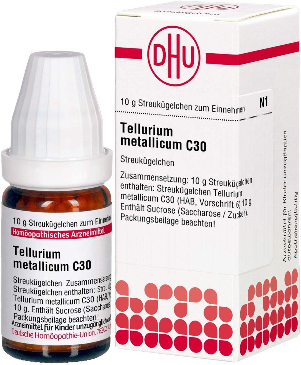 Dhu Tellurium Metallicum C30 10 G Globuli