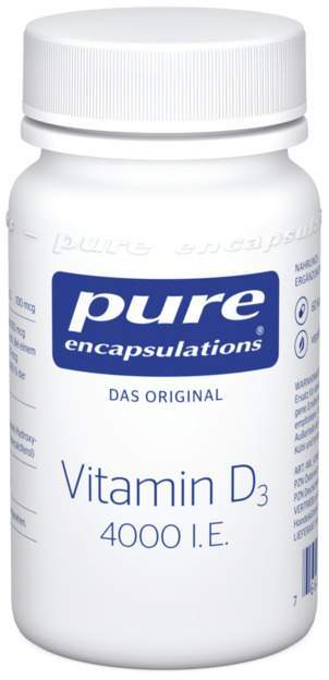 Pure Encalsulations Vitamin D3 4000 I.E. 60 Kapseln