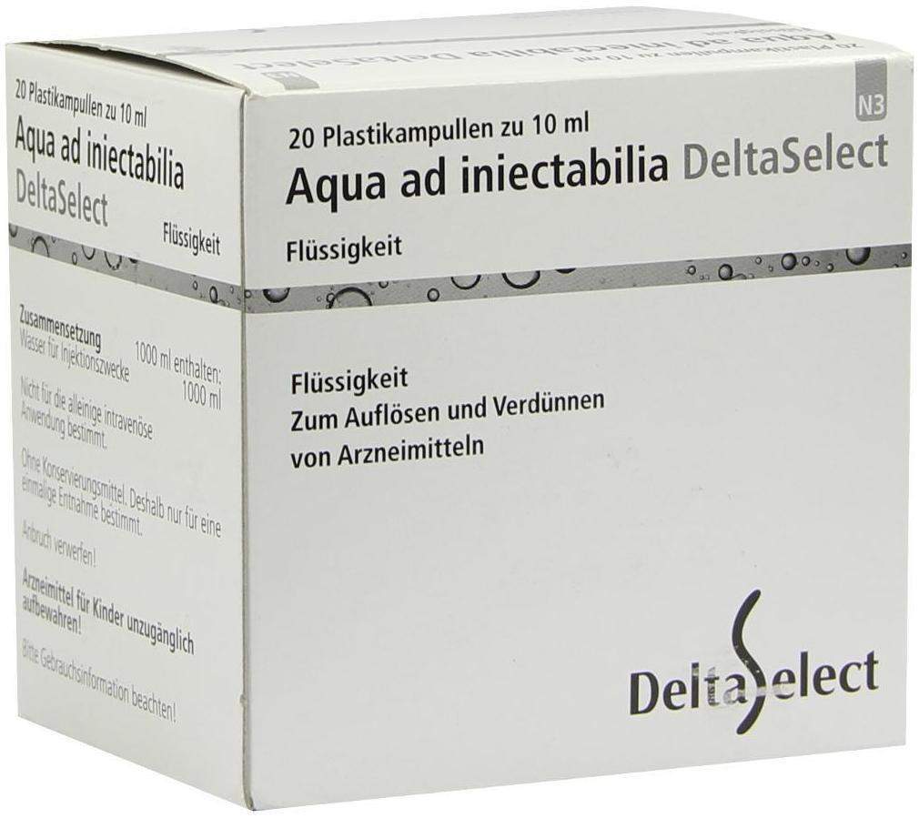 Aqua Ad Iniectabilia Plastik 20 X 10 ml Flüssigkeit