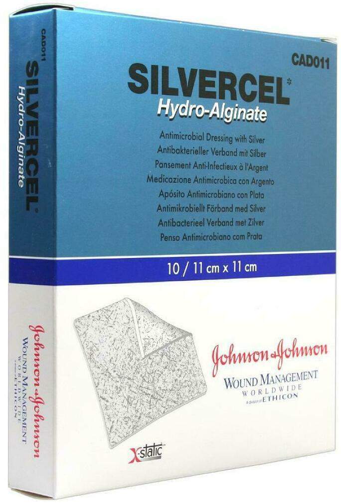 Silvercel Hydroalginat Verband 11x11cm
