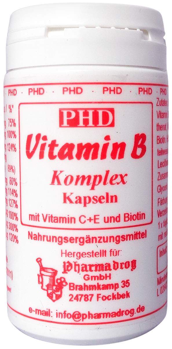 Vitamin B Komplex M.Vitamin C+e und Biotin Kapseln 60 Stück