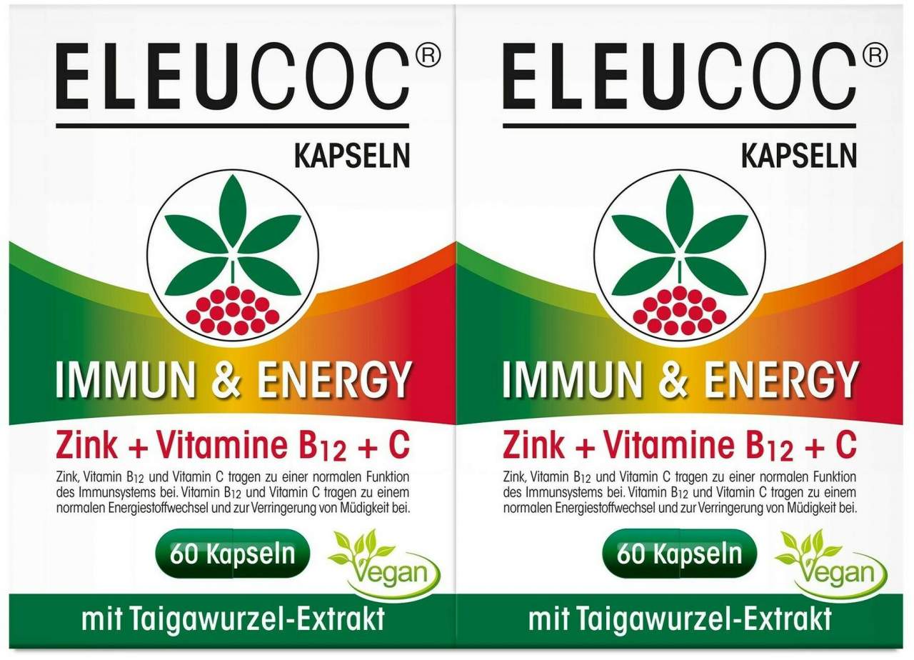 Eleucoc Immun & Energy 2 x 60 Kapseln