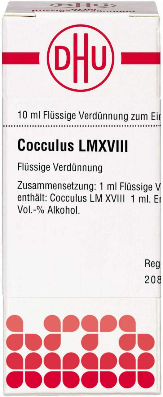 Dhu Cocculus Lmxviii Dilution 10 ml