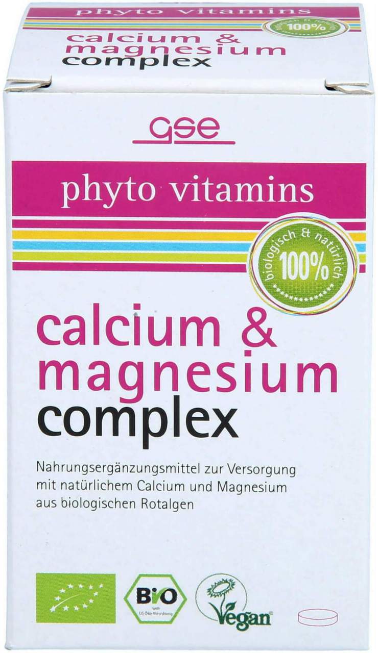 Gse Calcium & Magnesium Complex Bio Tabletten 60 Stück