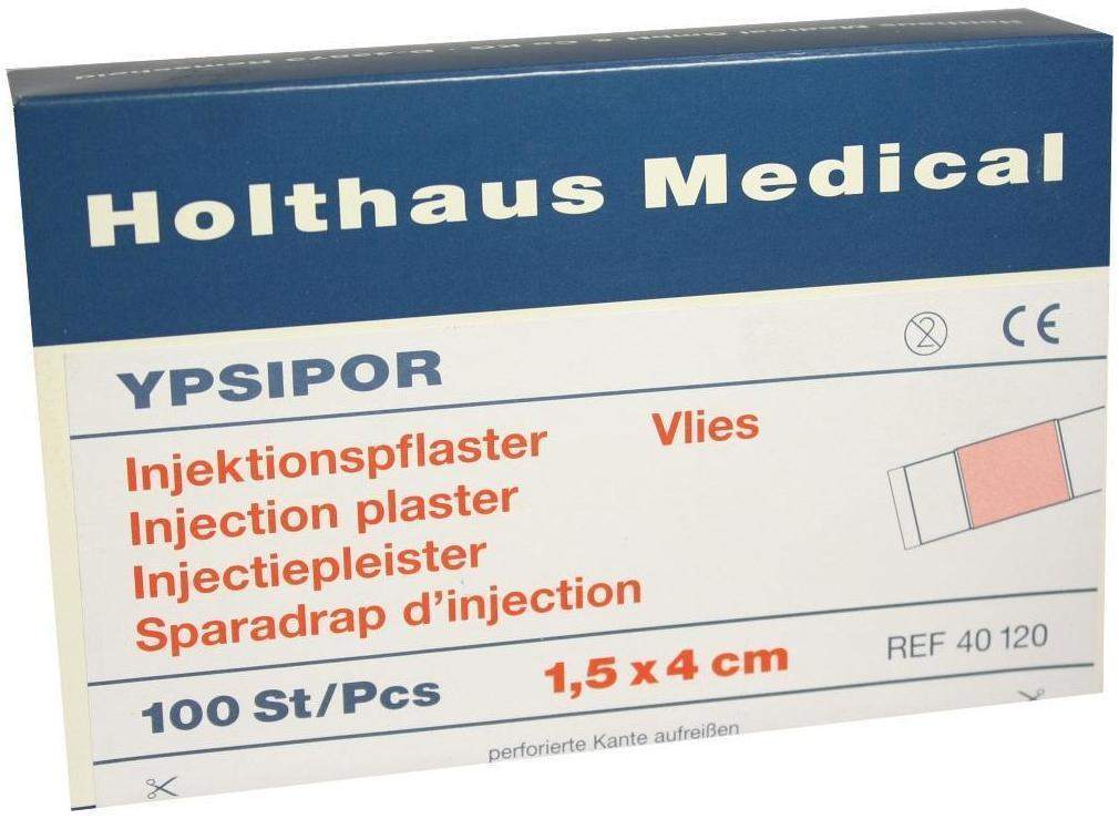 Injektionspflaster Ypsipor Vlies 1,5x4cm 100 Pflaster