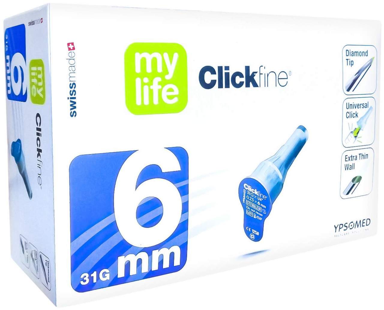 Clickfine Universal 6 Kanülen 0,25x6 mm