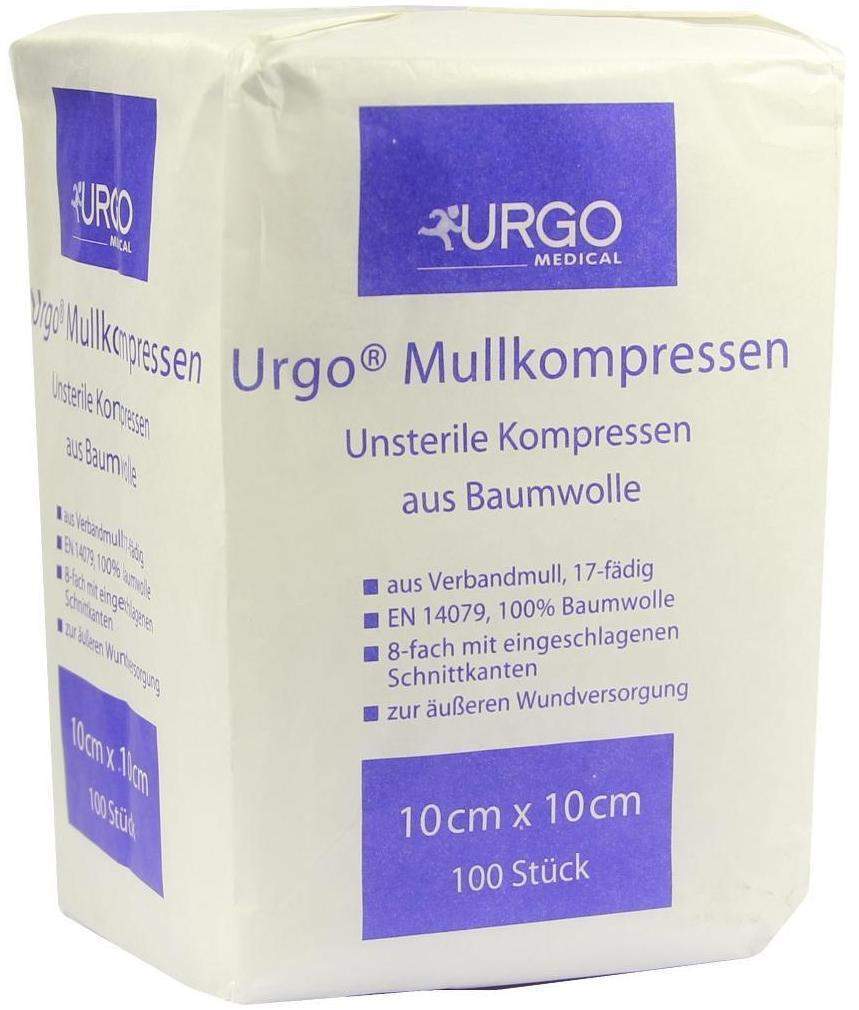Urgo Mullkompressen 10x10cm Unsteril