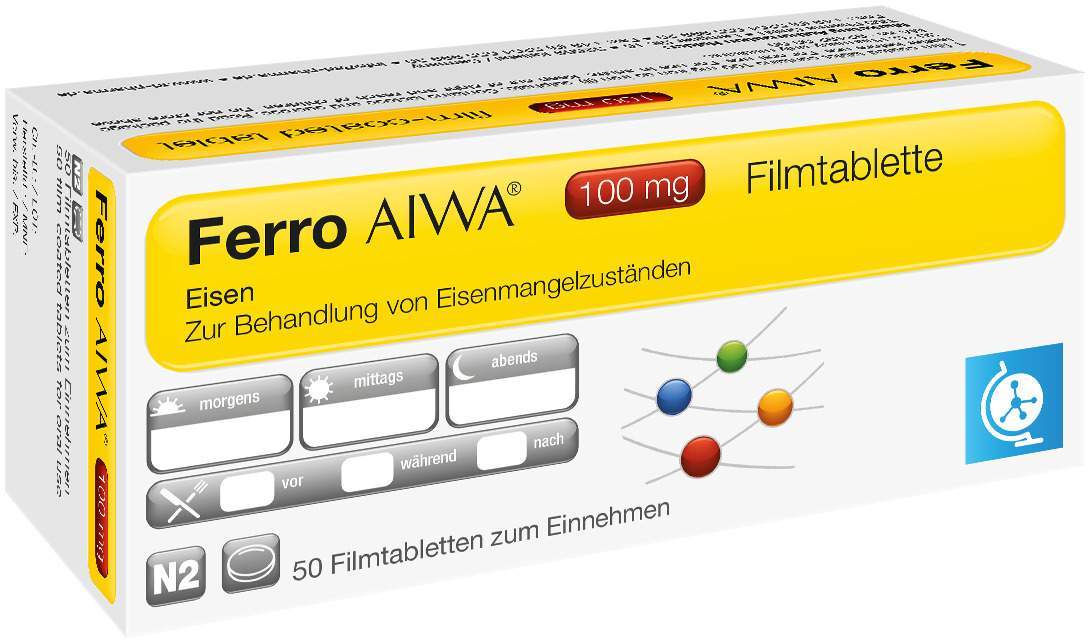 Ferro Aiwa 100 mg 50 Filmtabletten