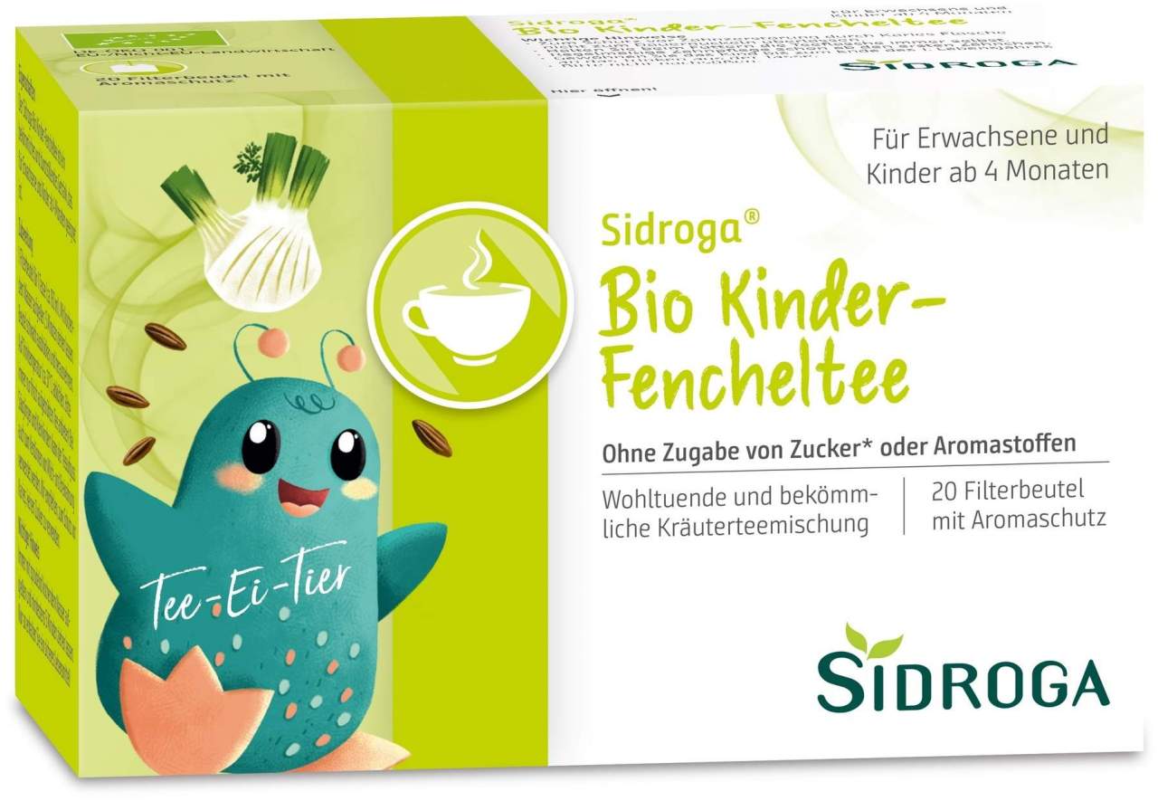 Sidroga Bio Kinder-Fencheltee 20 Filterbeutel