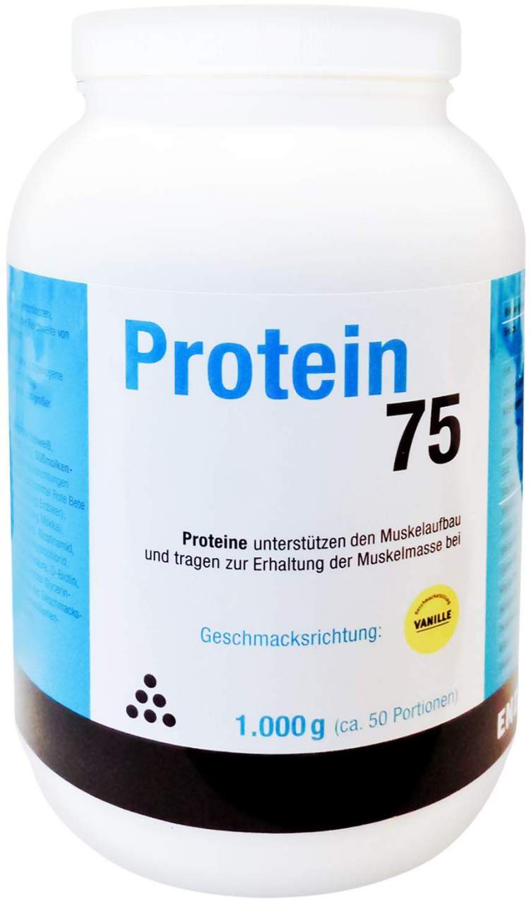 Protein 75 Vanille 1000 G Pulver