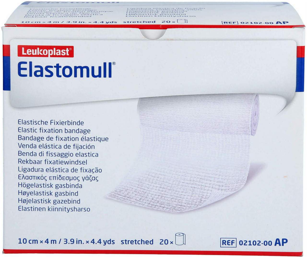 Elastomull 10 cm X 4 M Elast. Fixierb. 2102 20 Stück