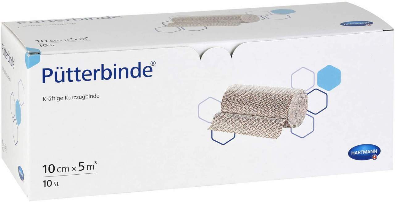 Pütter Binde 10 cm X 5 M 10 Stk
