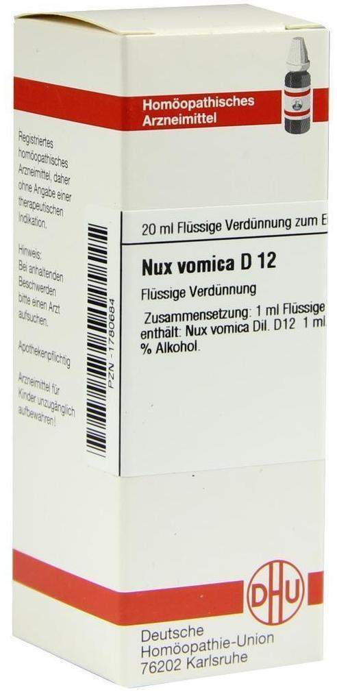 Dhu Nux Vomica D12 20 ml Dilution