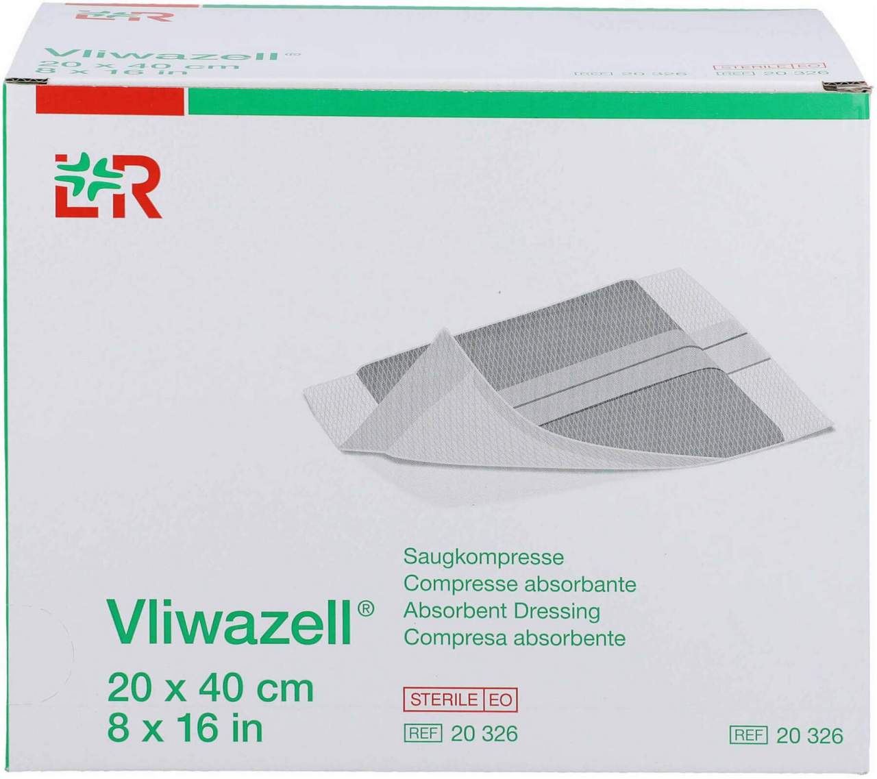 Vliwazell Saugkompressen 20 X 40 Steril 12 Kompressen