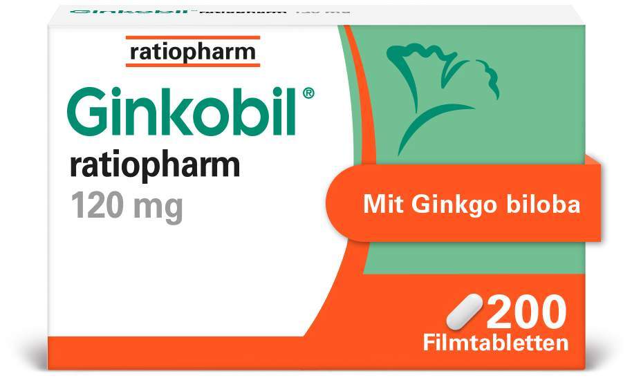 Ginkobil ratiopharm 120 mg 200 Filmtabletten