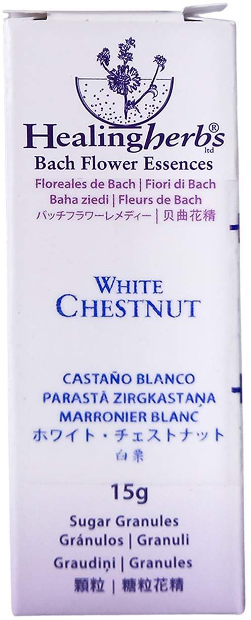 Bachblüten White Chestnut Globuli Healing Herbs 15