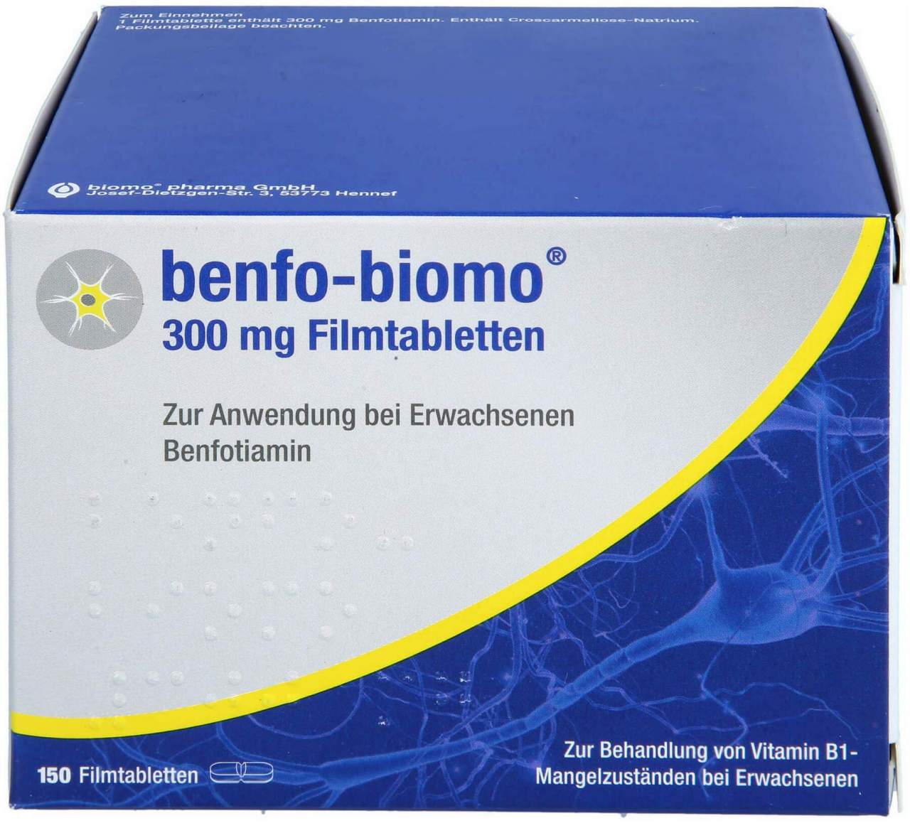 Benfo-Biomo 300 mg Filmtabletten 150 Stück
