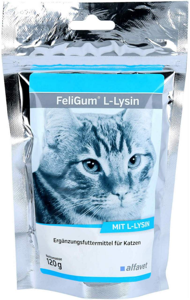 Feligum L-Lysin Kaudrops F.Katzen 120g