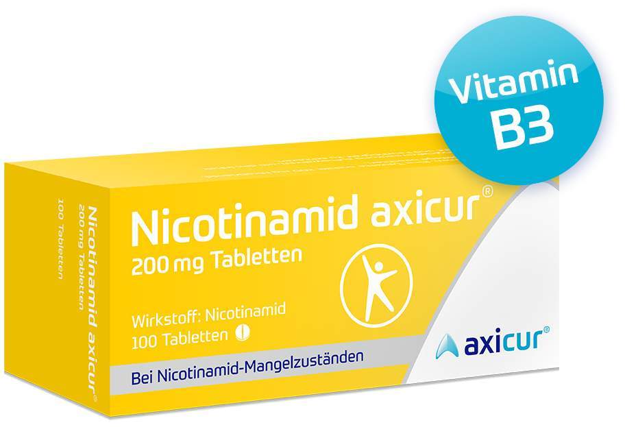 Nicotinamid Axicur 200 mg 100 Tabletten