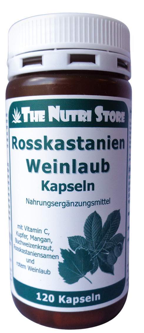 Rosskastanien 100 mg Weinlaub 50 mg Kapseln